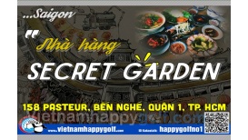 호치민 - 분위기 좋은 루프탑 레스토랑 베트남 가정식 시그릿 가든 Secret Garden  
