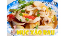 맛있는 베트남 음식을 찾아서 Mực Xào Rau ( 목 싸오 라오 )